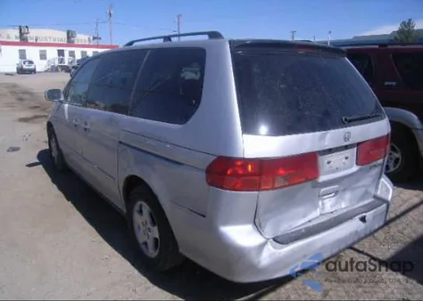 2001 Honda Odyssey Ex z USA, uszkodzony, nr VIN 2HKRL186X1H006342